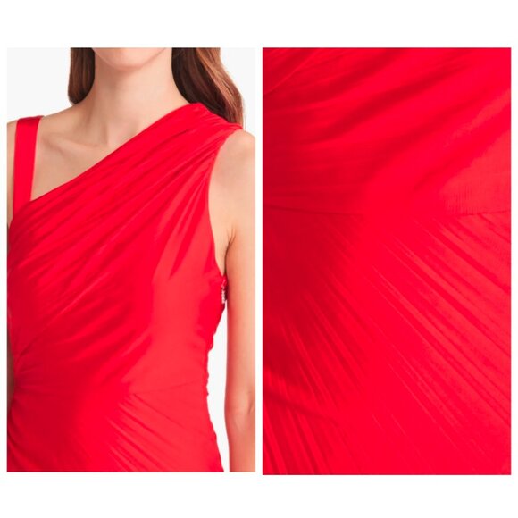 BOSS Eperla Asymmetric Neck Cocktail Dress, Size M, NWT - Picture 2 of 16